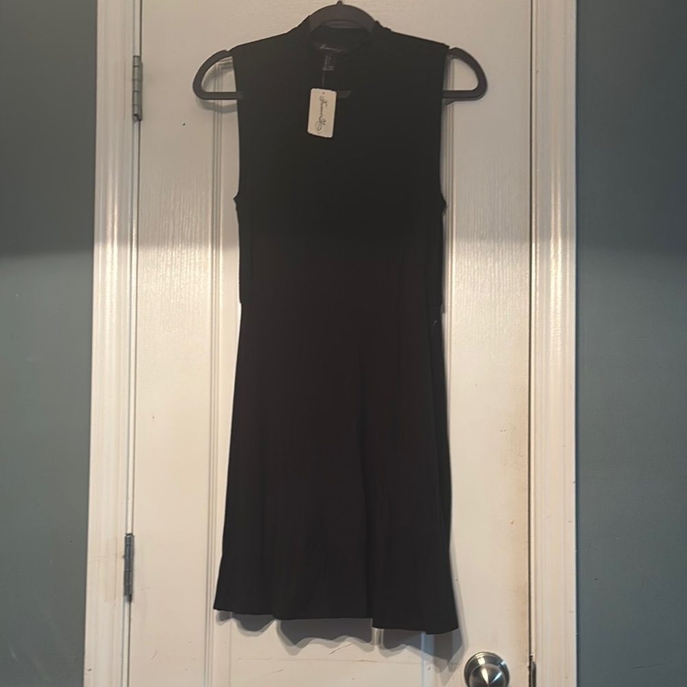 Forever 21 Black Sheath Midi Dress Women’s Large